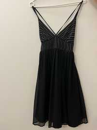 Sukienka czarna letnia Zara Xs