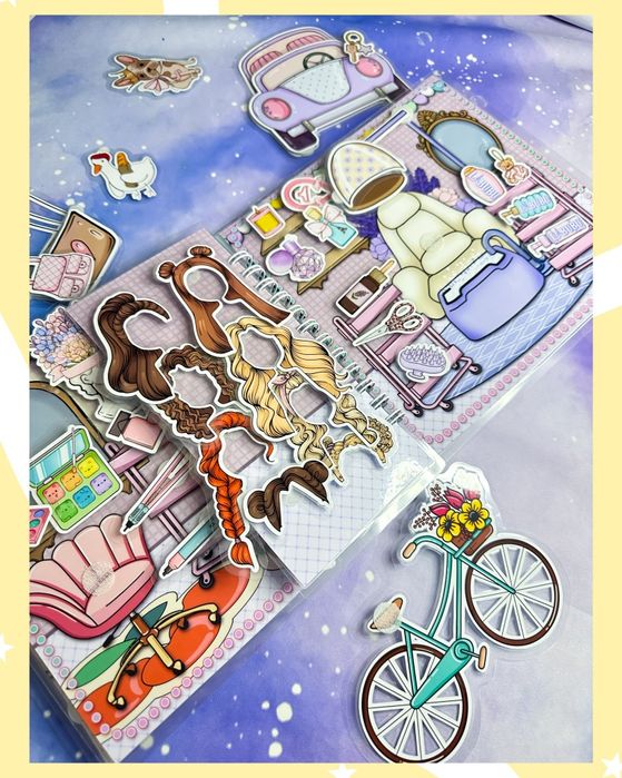 Książka na rzepy Toca Boka, Avatar, Labubu. Lamibook