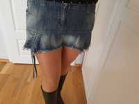 Spódniczka damska jeans mini