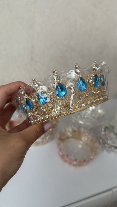 Корони для торта, фотосесії 12см діаметр