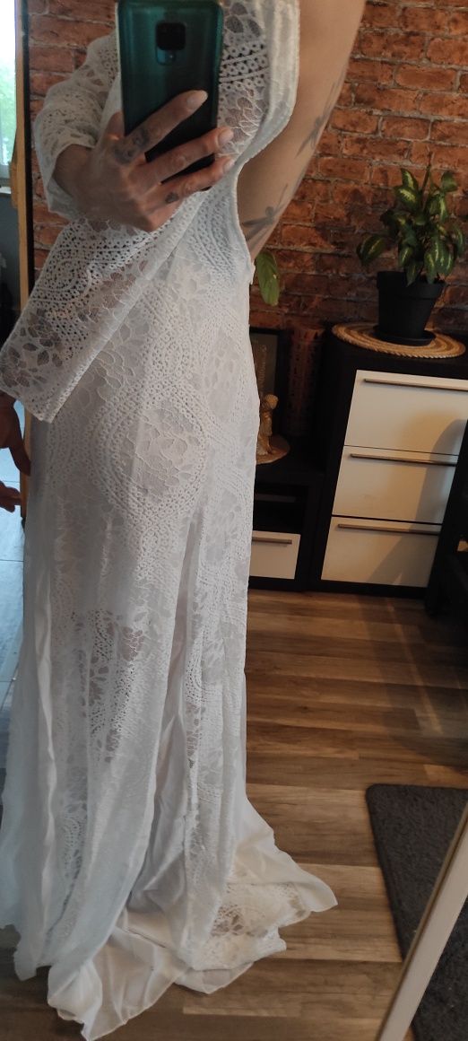 Nowa suknia ślubna #weddingdress #bohodress