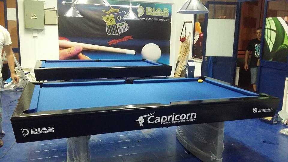 Snooker Competição "Capricorn" - NOVOS - (da fábrica para sua casa)