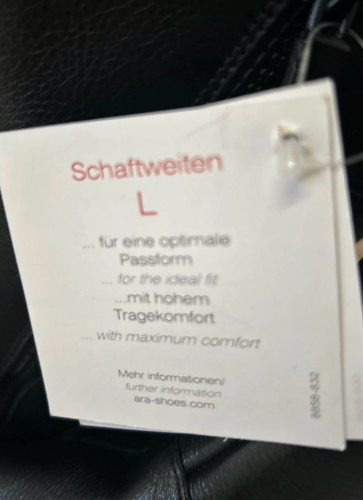 Nowe botki sztyblety buty zimowe ocieplane ARA wełniane czarne