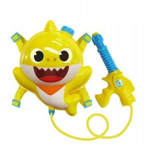 MIOTACZ NA WODĘ PLECAK BABY SHARK REKIN z sikawką wodny pistolet pleca