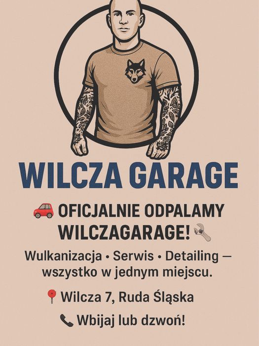 Wulkanizacja • Serwis samochodowy  – WilczaGarage Ruda śląska