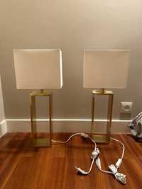 STILTJE Candeeiro de mesa IKEA , branco-bege/bronze