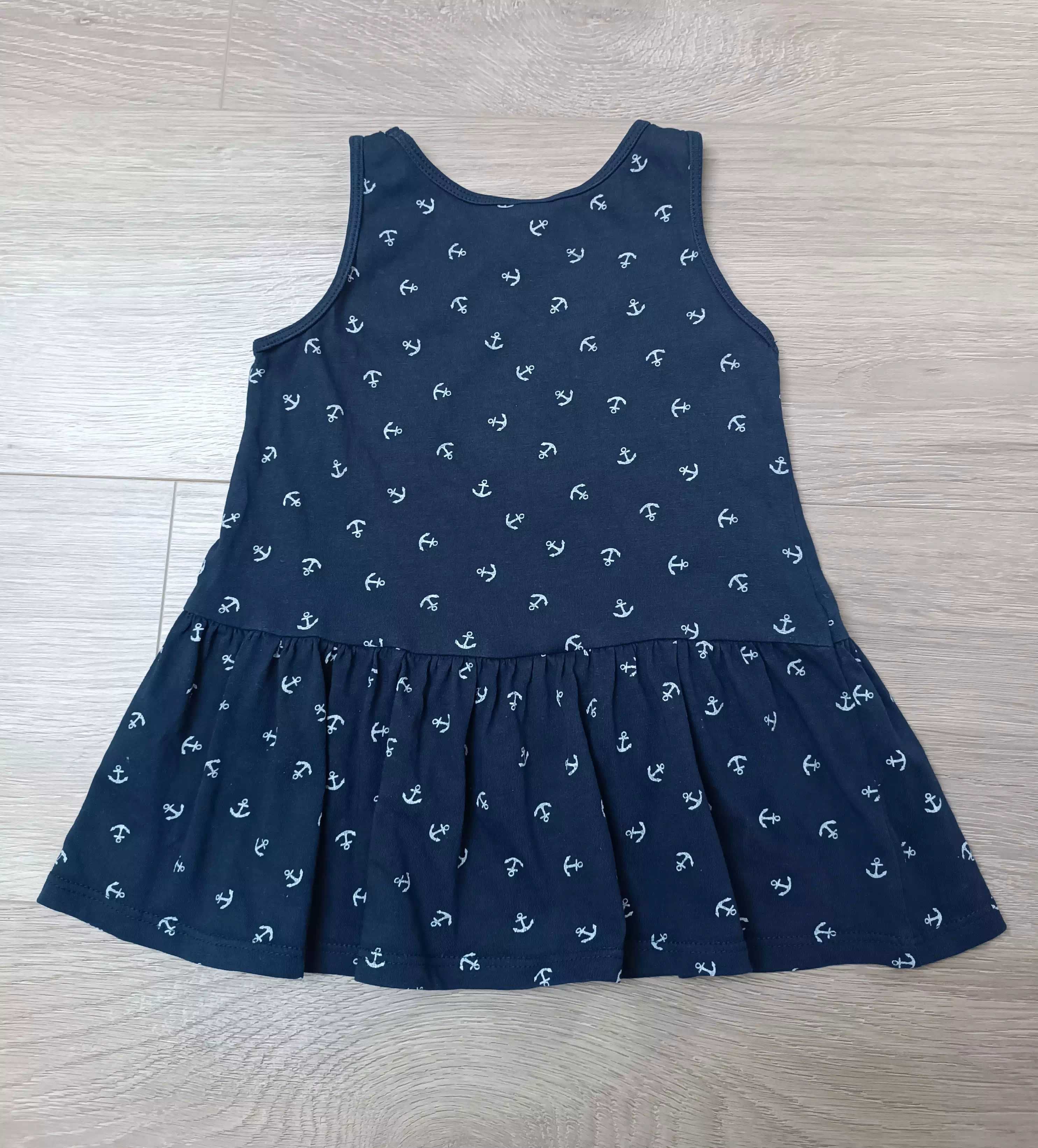 Sukienka granatowa kotwice 'H&M' 74