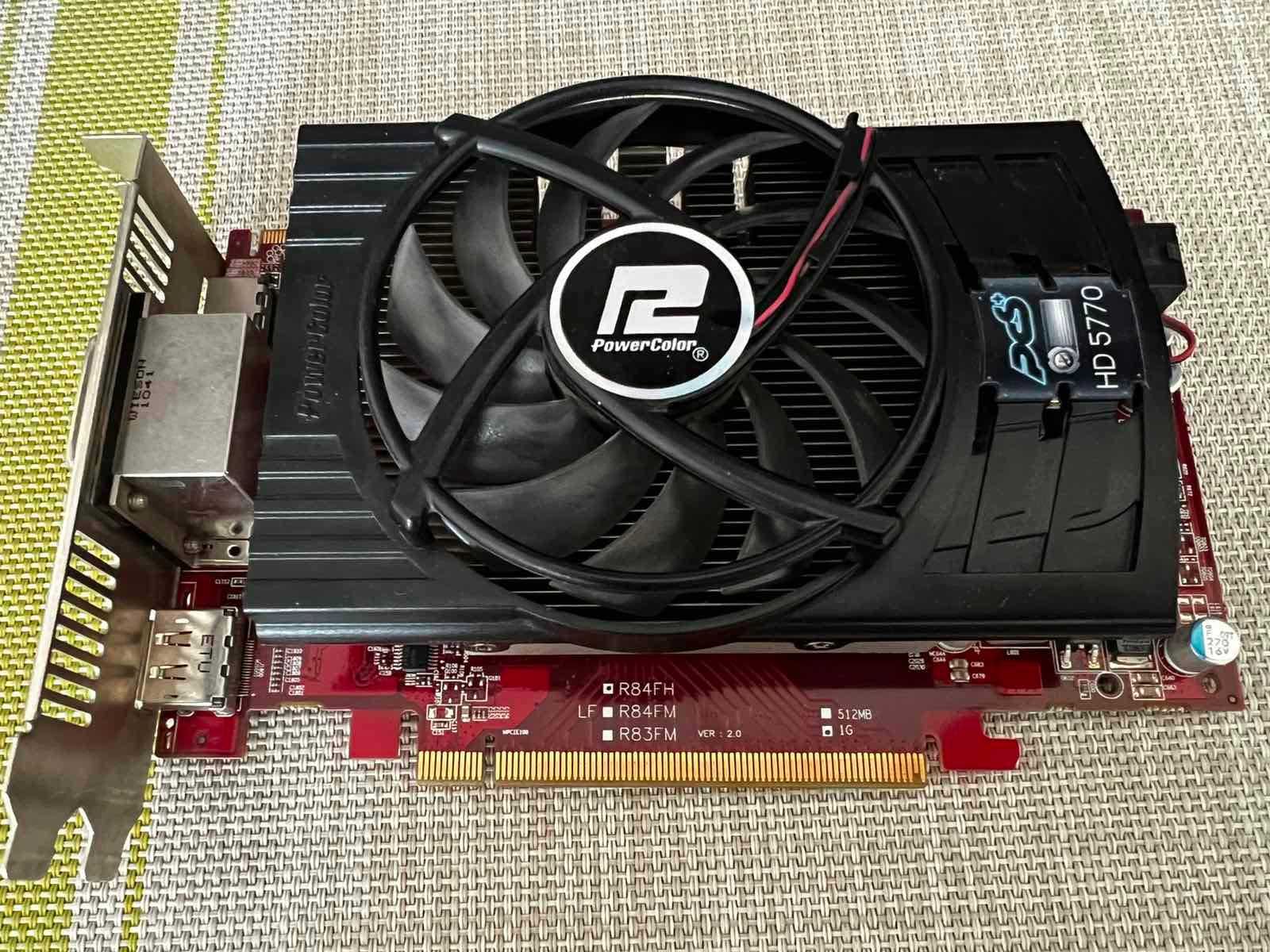 Відеокарта RADEON HD5770 GDDR5 4800 МГц