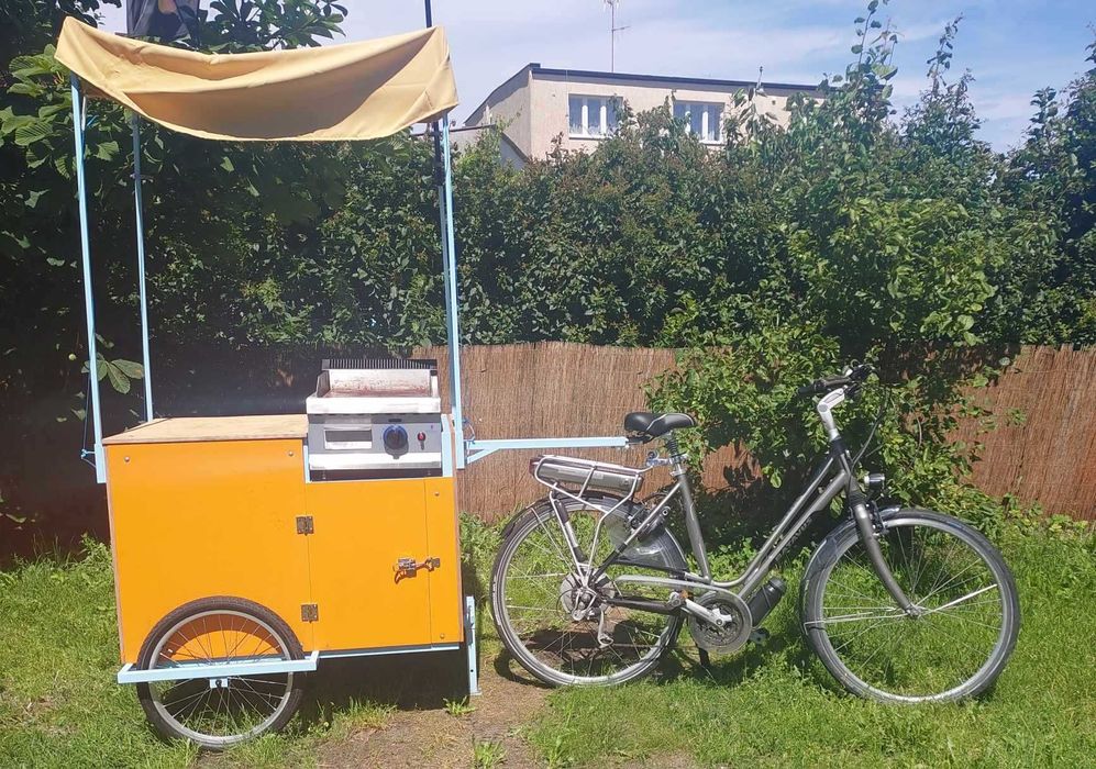 wózek gastronomiczny, riksza handlowa