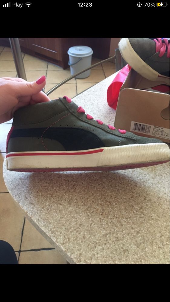 Buty PUMA - wysokie ponad kostkę