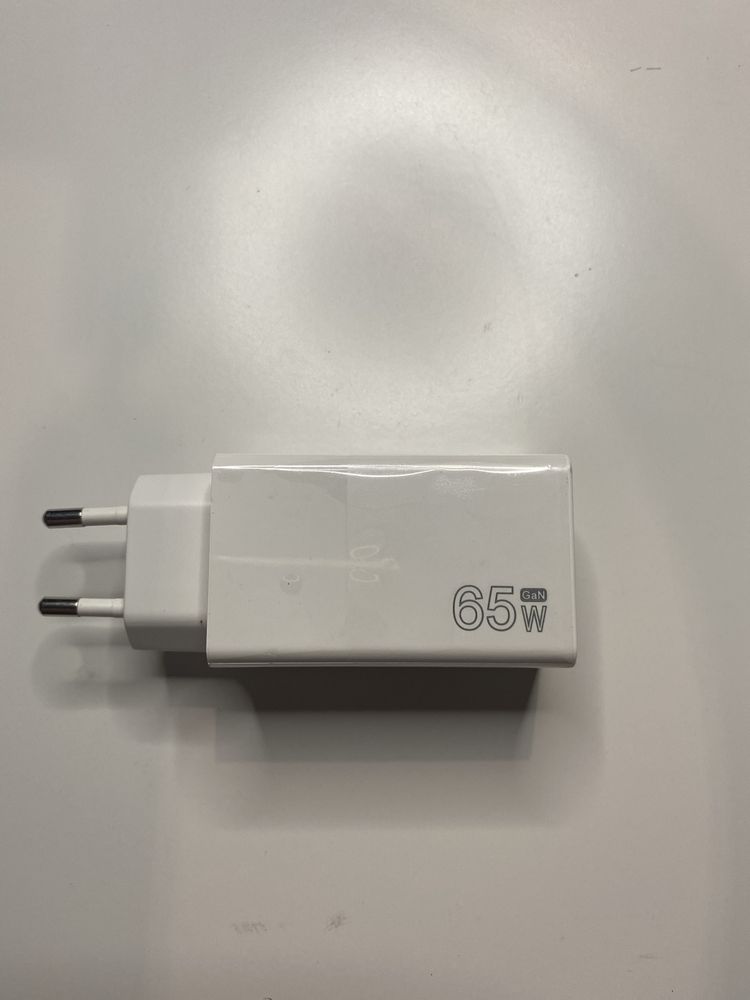 Szybka Ładowarka sieciowa 2xUSB C + USB GAN 65W
