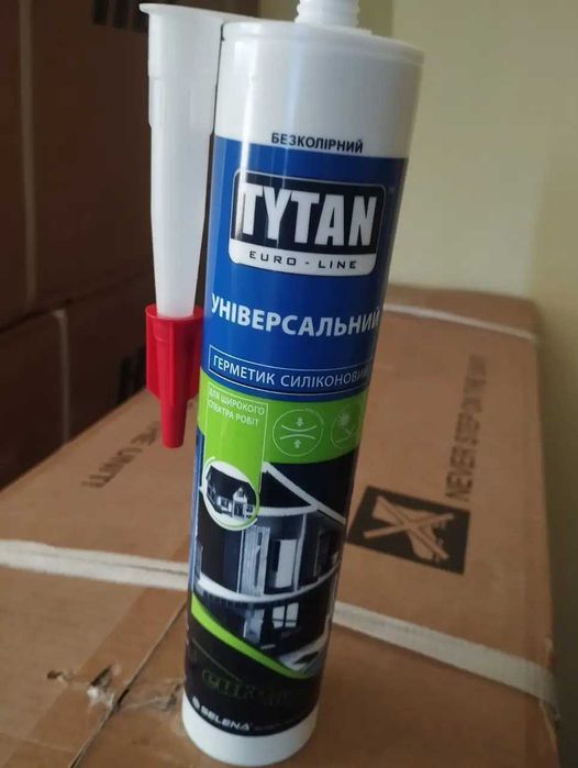 Силікон TYTAN EURO-LINE універсальний 280 мл прозорий