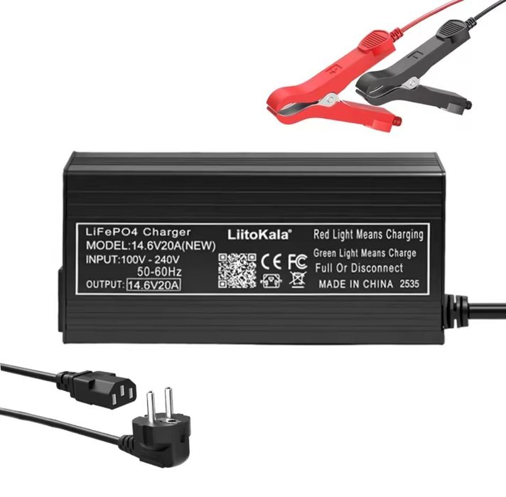 Зарядний пристрій для акумулятора lifepo4 зарядне