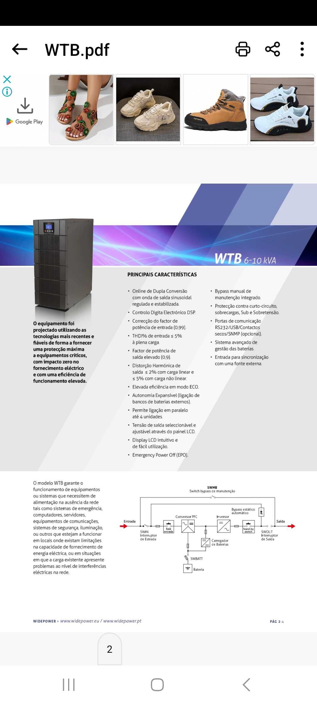 UPS widepower 6000va