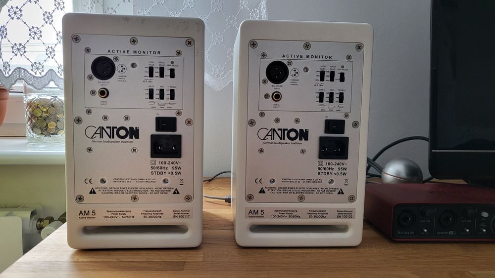Canton AM 5 aktywne monitory kolumny studyjne