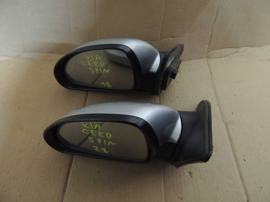 Lusterko lewe europejskie KIA CEED 1 I 06,07,08,09 9S 5 PIN SREBRNE