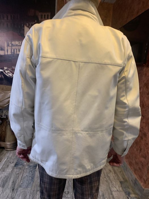 Мужской Кожаный пиджак куртка Franco Pepeti ,Испания 52-54 р.