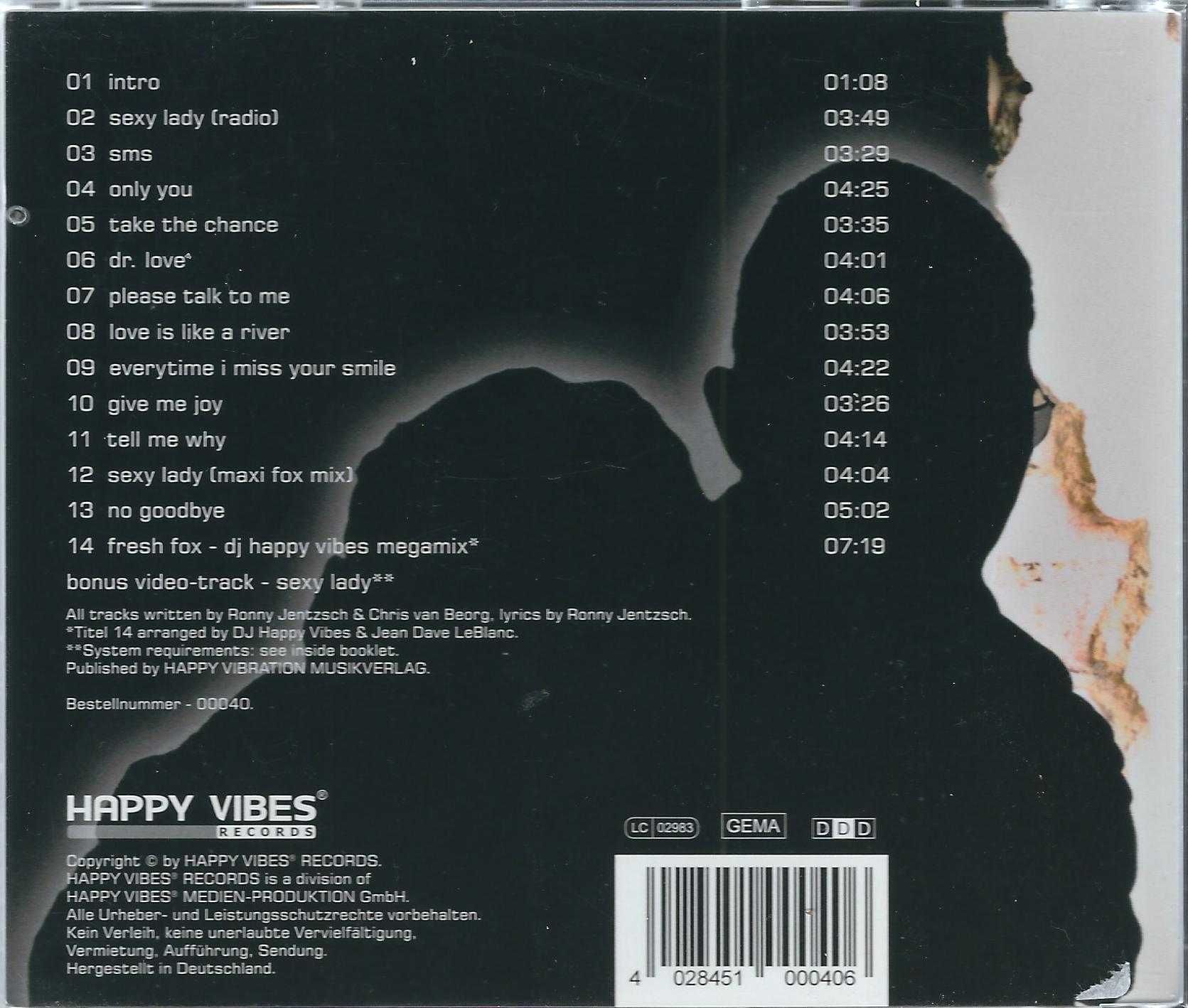 CD Fresh Fox - Sexy (2004) (Happy Vibes Records)