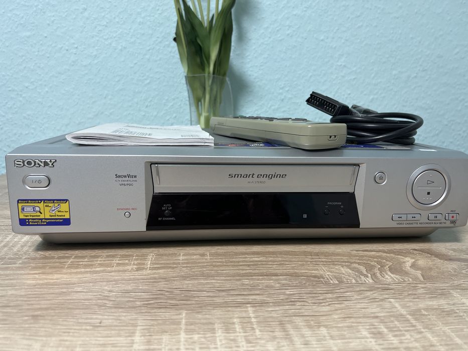 #1591 magnetowid odtwarzacz kaset vhs sony slv-se710