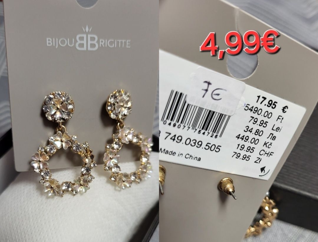 Brincos Bijou Brigitte novos