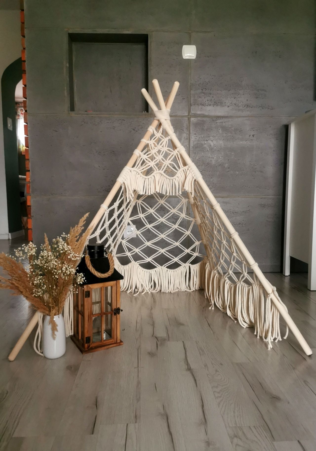 Namiot. Tipi makrama 120 cm