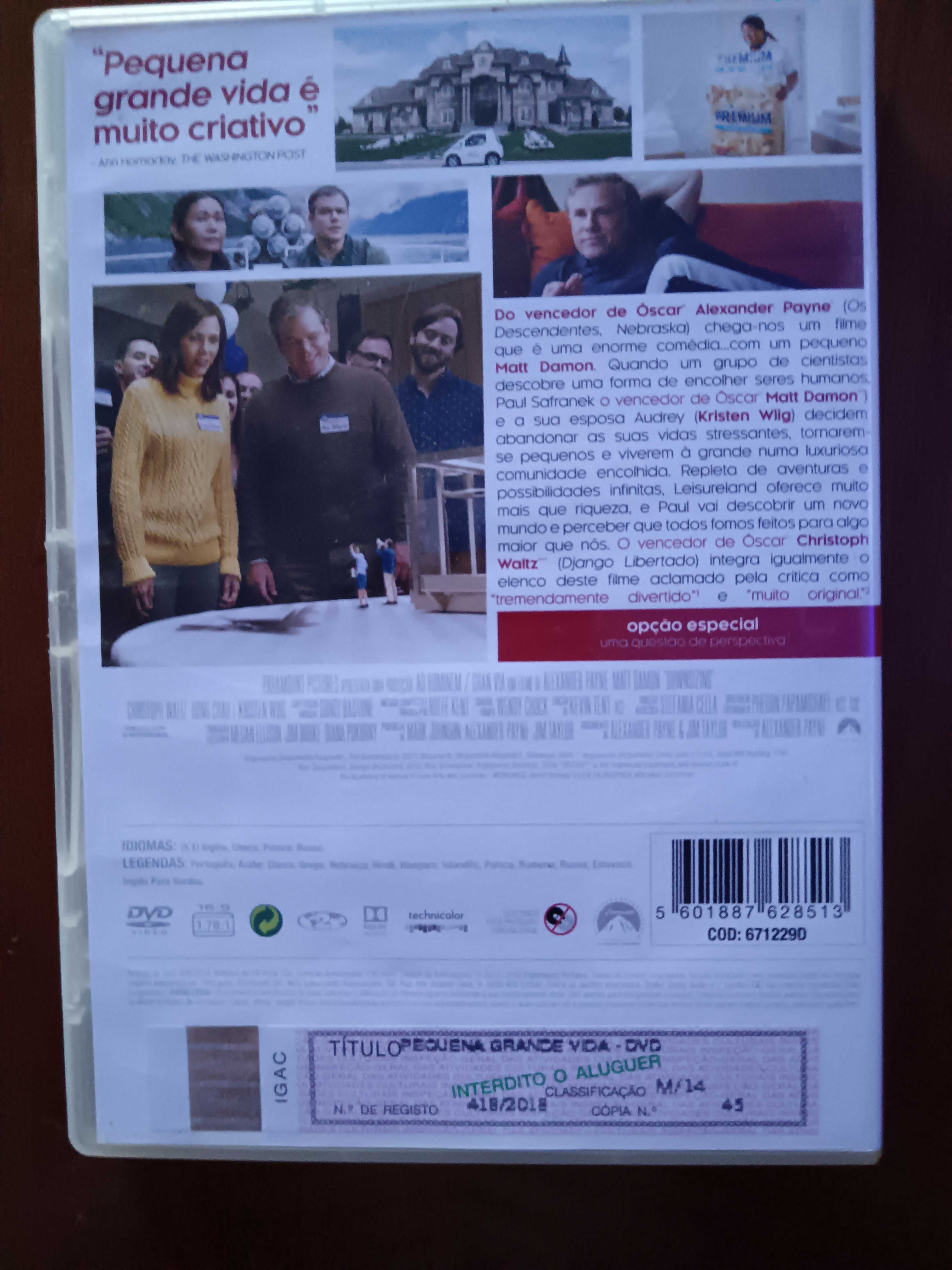 filme dvd original - pequena grande vida