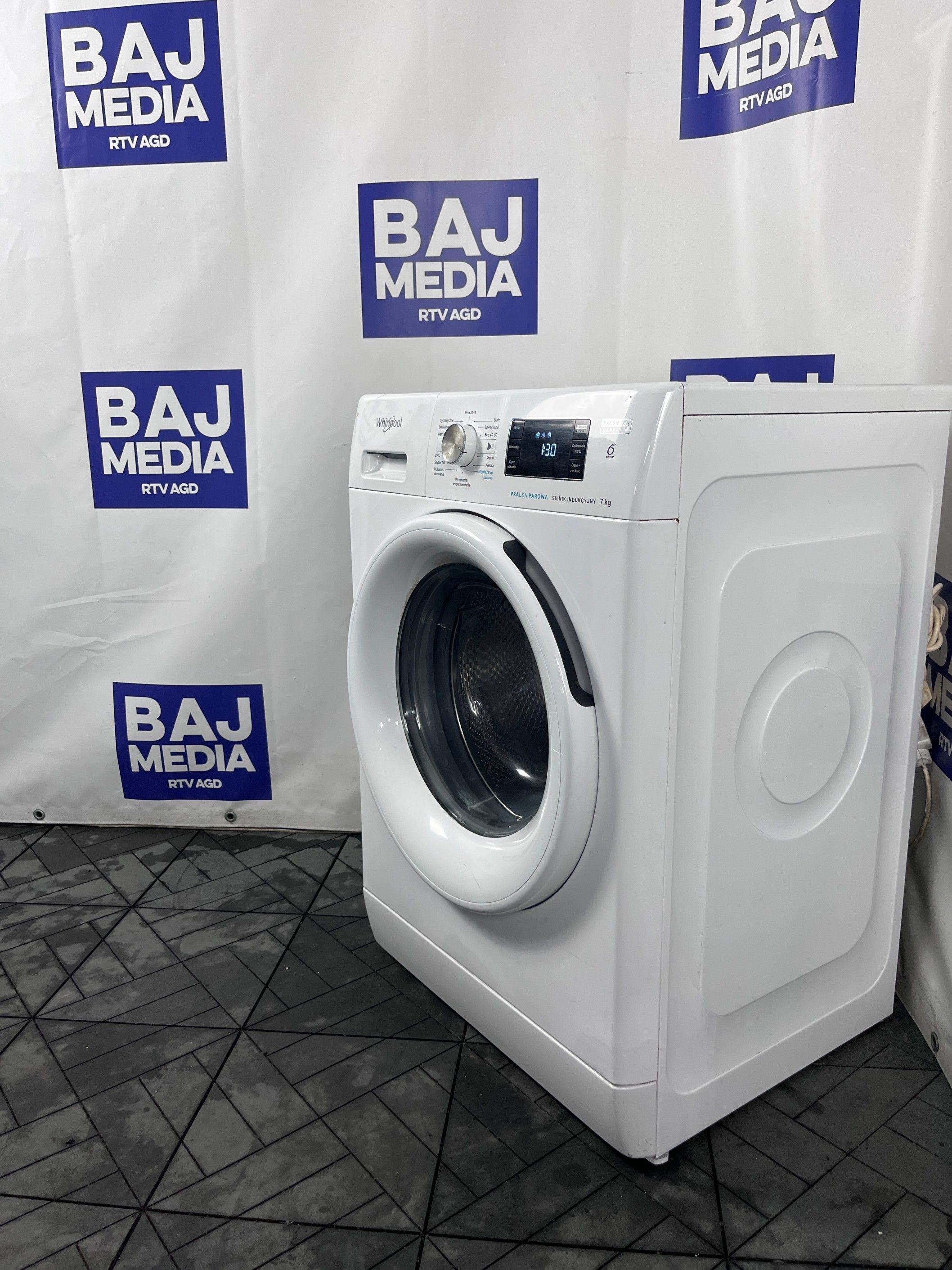 Pralka Whirpool  Fukcje Pary 7 Kg/1200 Ob /A+++ /Dostawa/3Mscgwarancja