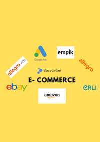 Obsługa  sprzedaży  e-commerce, Allegro, Erli, Ebay, Ceneo, Amazon,