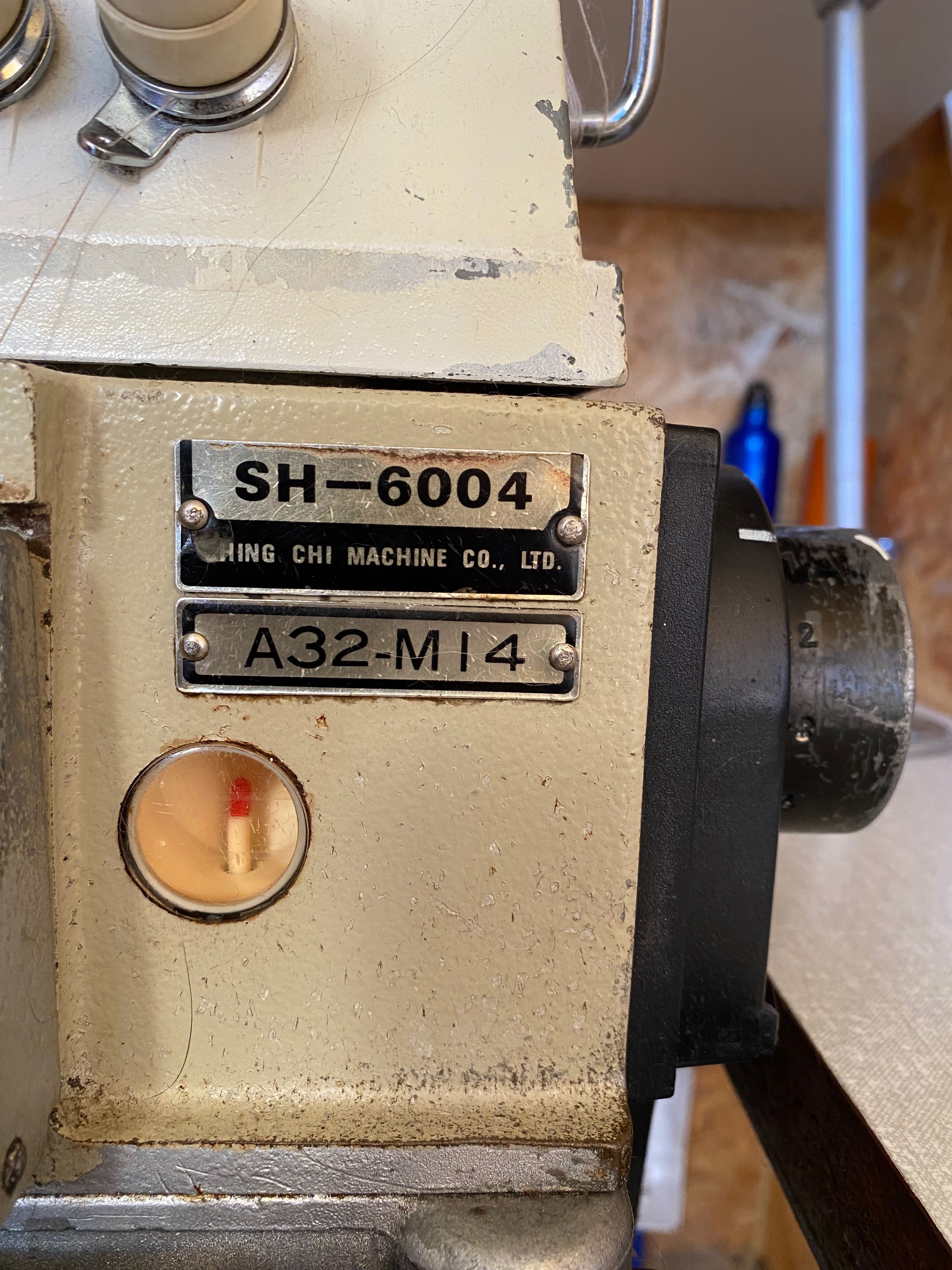 Máquina de costura Overlock SH-6004 de 4 linhas e 2 agulhas
