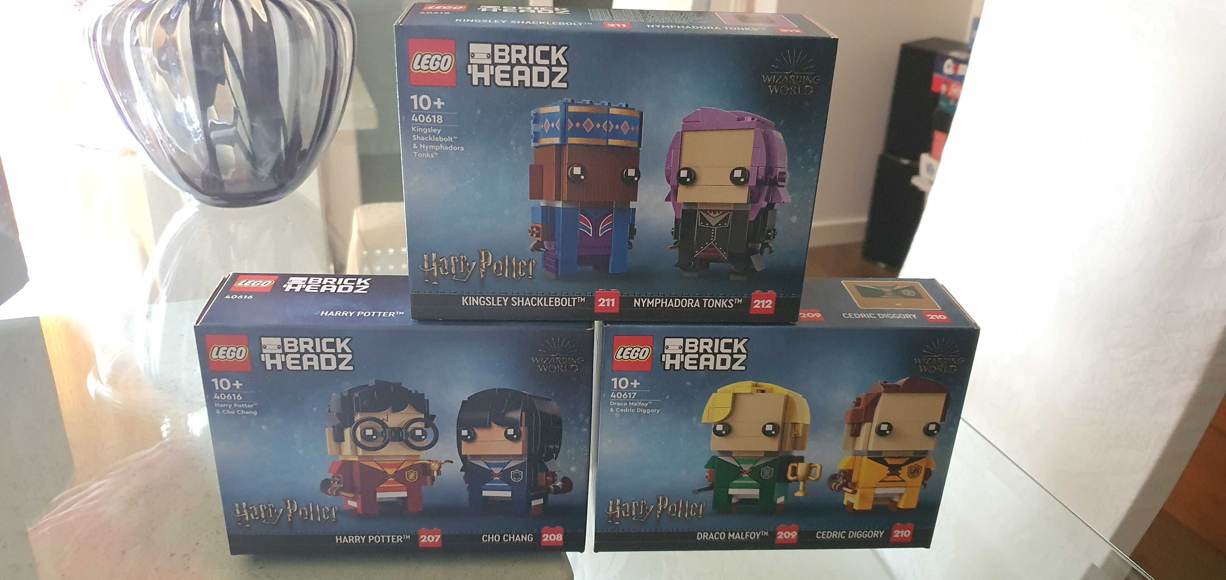 Lego BrickHeadz, Fortnite, Ideas, One Piece, Simpsons e outros