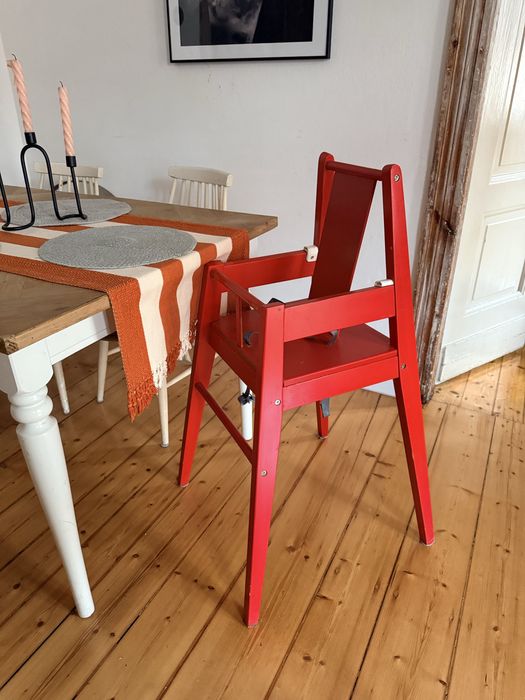 Krzeselko do karmienia ikea Blames czerwone