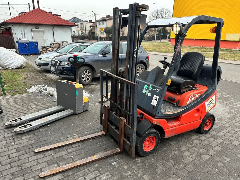 Linde H16T  Sprzedam Wózek Widłowy Linde H16T 1998r