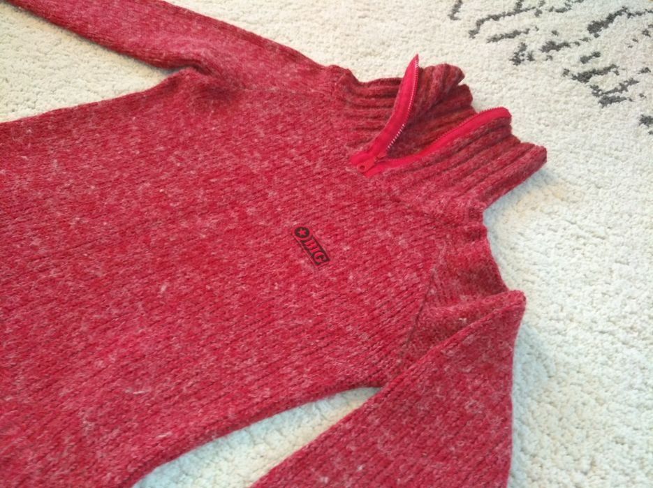 Sweter sweterek BIG STAR 36 czerwony przejściowy jesienny zima