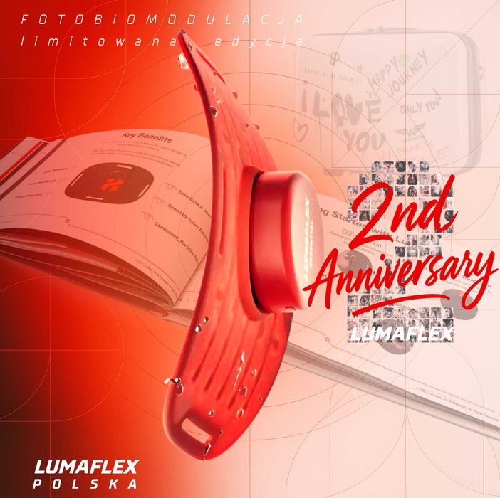 Lumaflex Panel LED Poprawa krążenia ból terapia światłem czerwonym FDA