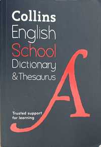 Collins english school dictionary & thesaurus