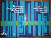 Livros: métodos instrumentais de análise química - vol. i e ii galen