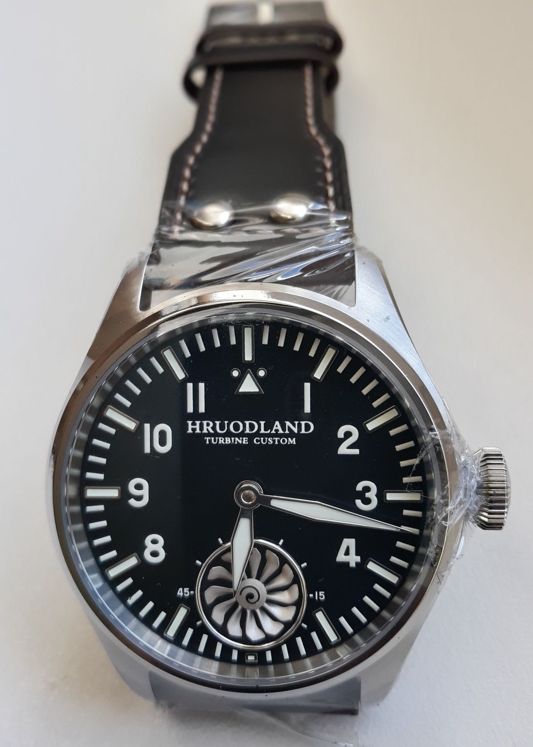 Zegarek mesku Hruodland Turbine Pilot homage IWC