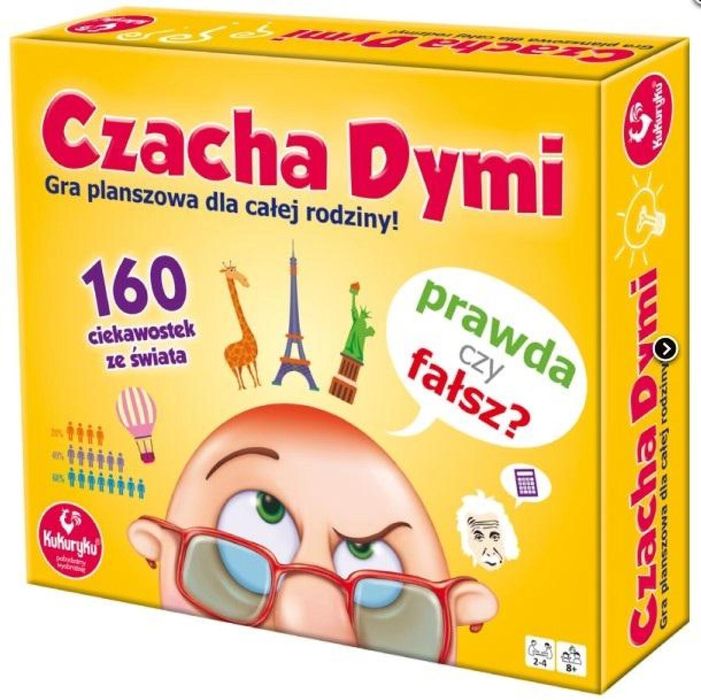 Czacha dymi Kukuryku pudełko,226x198 mm