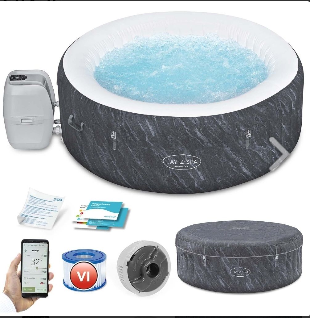 Dmuchane SPA Lay-Z Boracay 4 osobowe Bestway