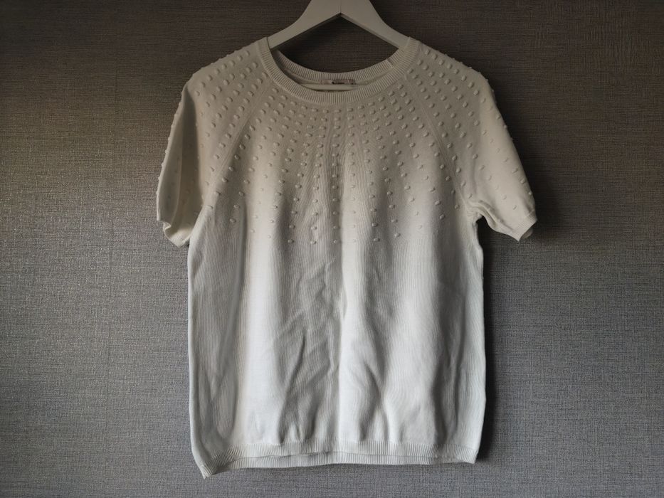 Sweterek z krótkim rękawem rozmiar L