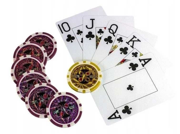 Zestaw do gry w Pokera PREMIUM 500 żetonów + PROFESJONALNY zestaw
