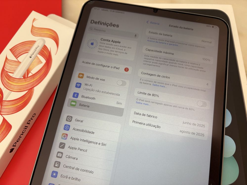 Apple iPad Mini A17 Pro (iPad mini 7) 128gb Novo + extras