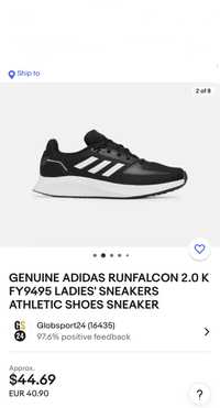 21,5 см 33р Adidas runfalcon кроссівки нові кроссовки