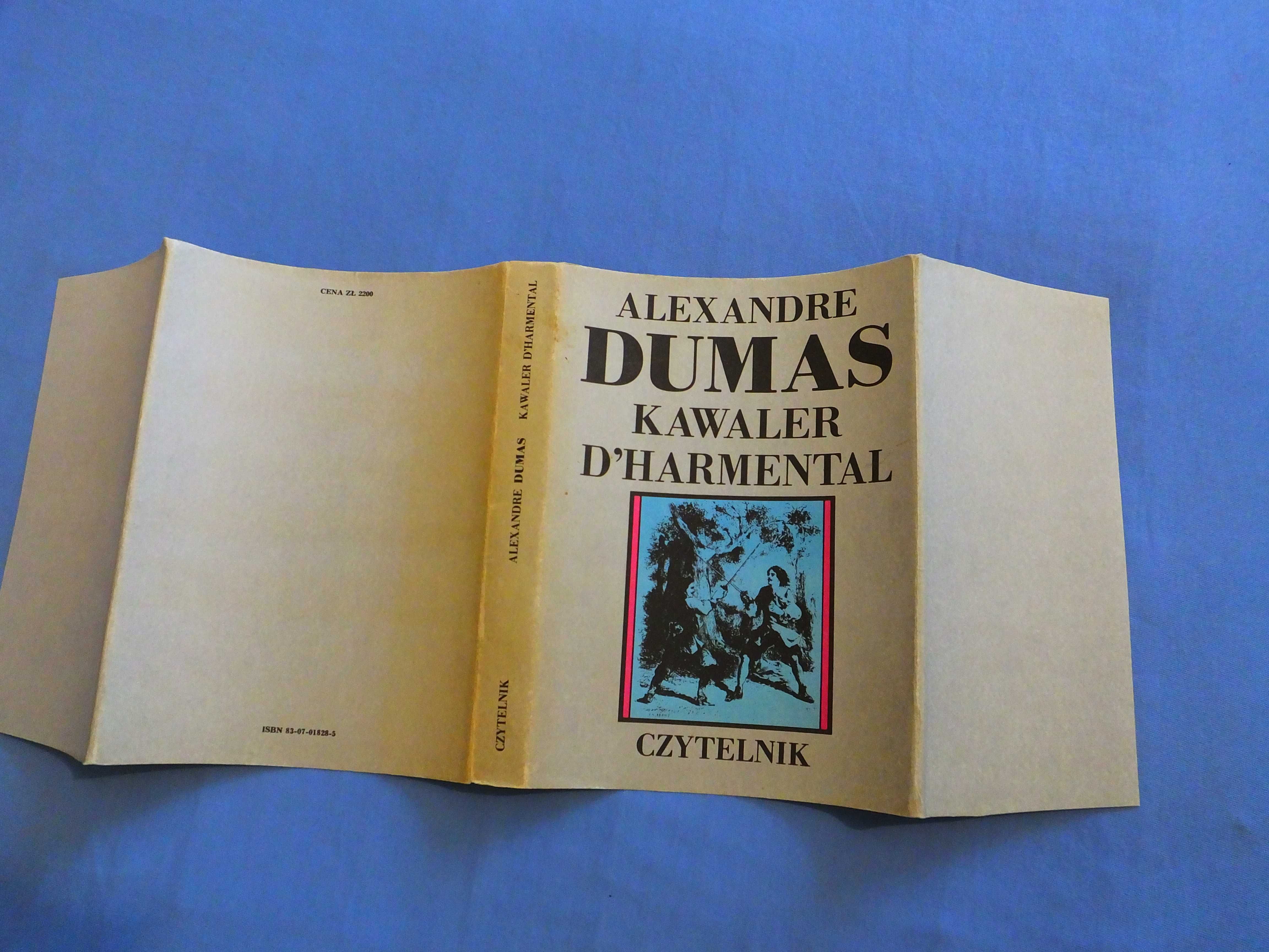 Książka "Kawaler d'Harmental" - Aleksandre Dumas