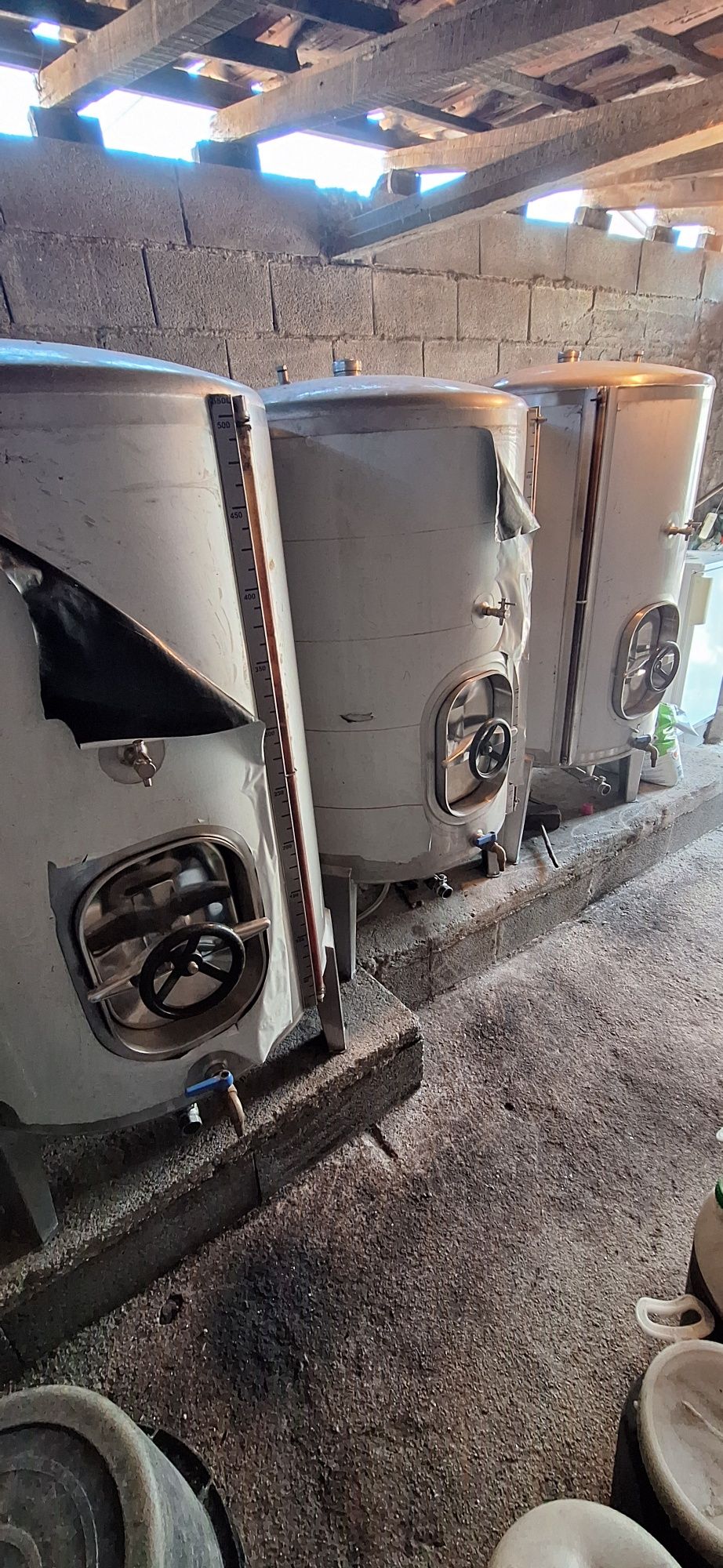 Cubas de vinho de 550l