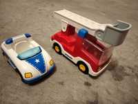 Playmobile 1.2.3 wóz strażacki i policja.