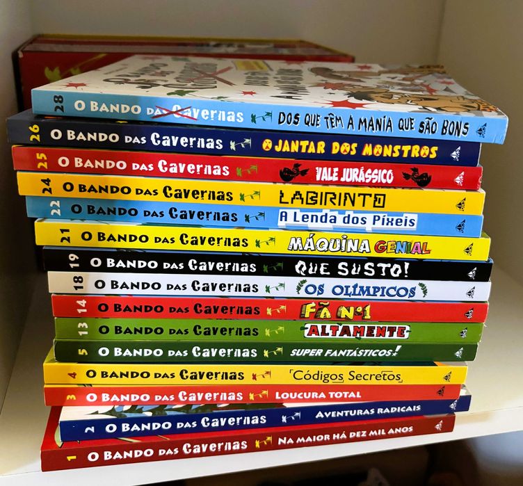 Livros infantis "O Bando das Cavernas"