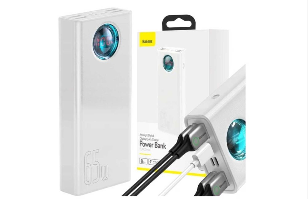 Baseus Power Bank 30000 mAh 65W Na Gwarancji