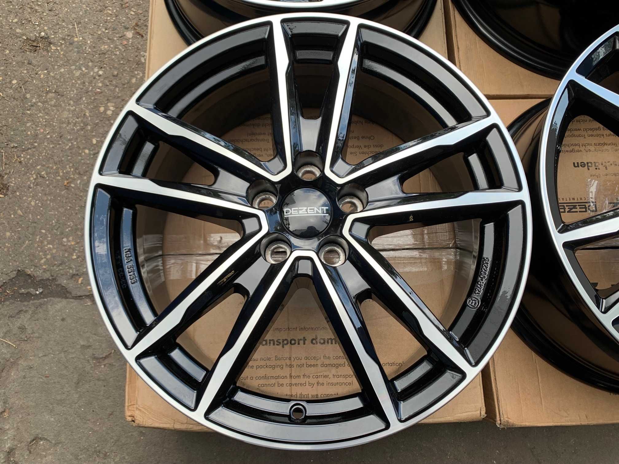 4x felgi DEZENT KF dark 18 rozstaw 5x108 ET 49 PEUGEOT 5008 CITROEN C5