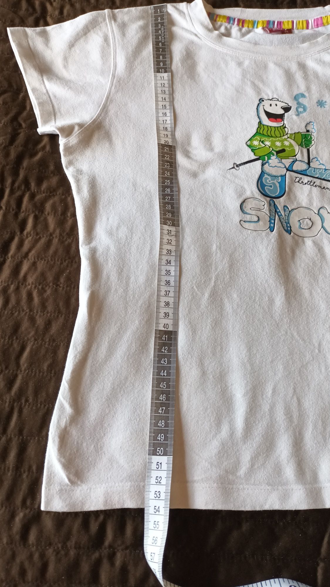 T-shirt em branco da Throttleman